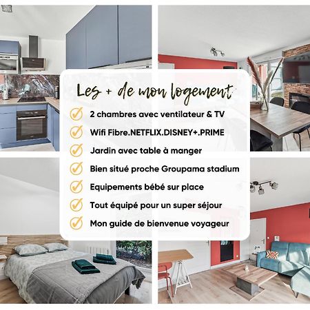 Comfort And Tranquility Near Lyon And Groupama Stadium, 4 Personnes Meyzieu Kültér fotó